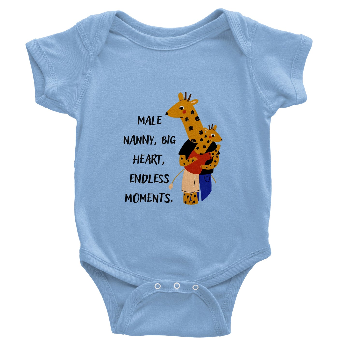 The London Manny Baby Short Sleeve Bodysuit