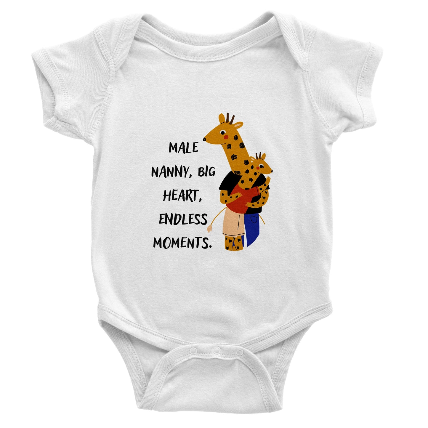 The London Manny Baby Short Sleeve Bodysuit