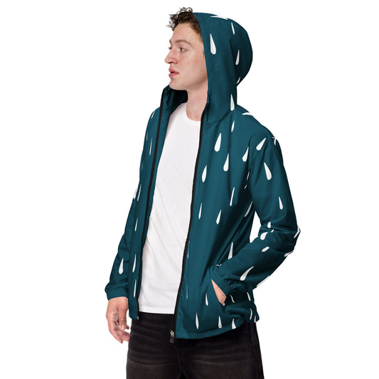 Rain Drops Men’s windbreaker