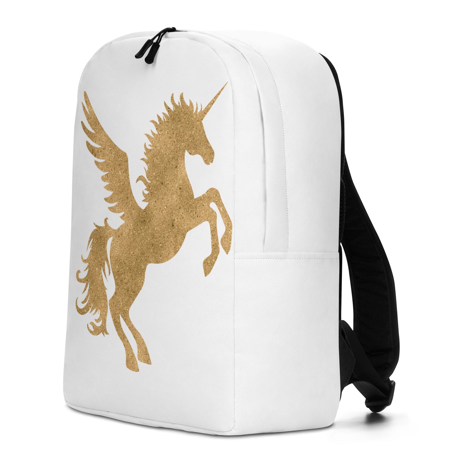 Minimalist Golden Unicorn Backpack