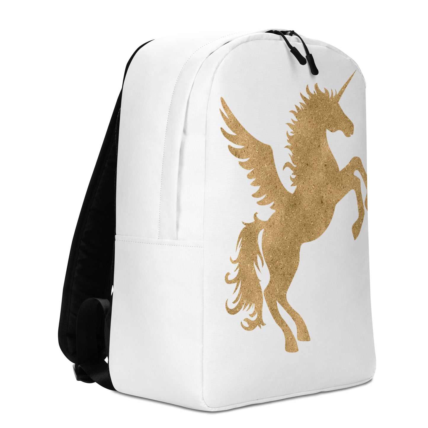 Minimalist Golden Unicorn Backpack