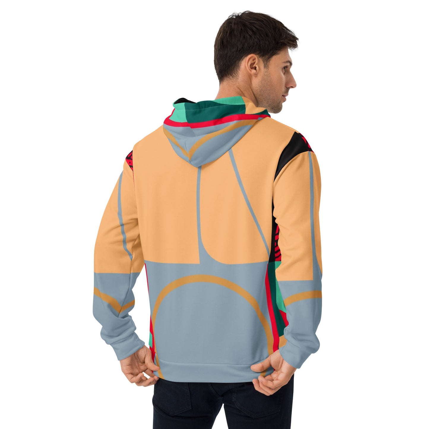 Men Retro Design in Colour Pattern