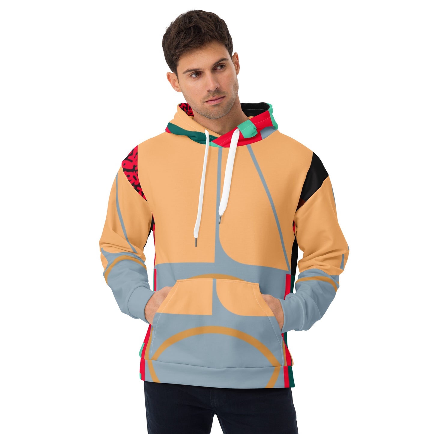 Men Retro Design in Colour Pattern