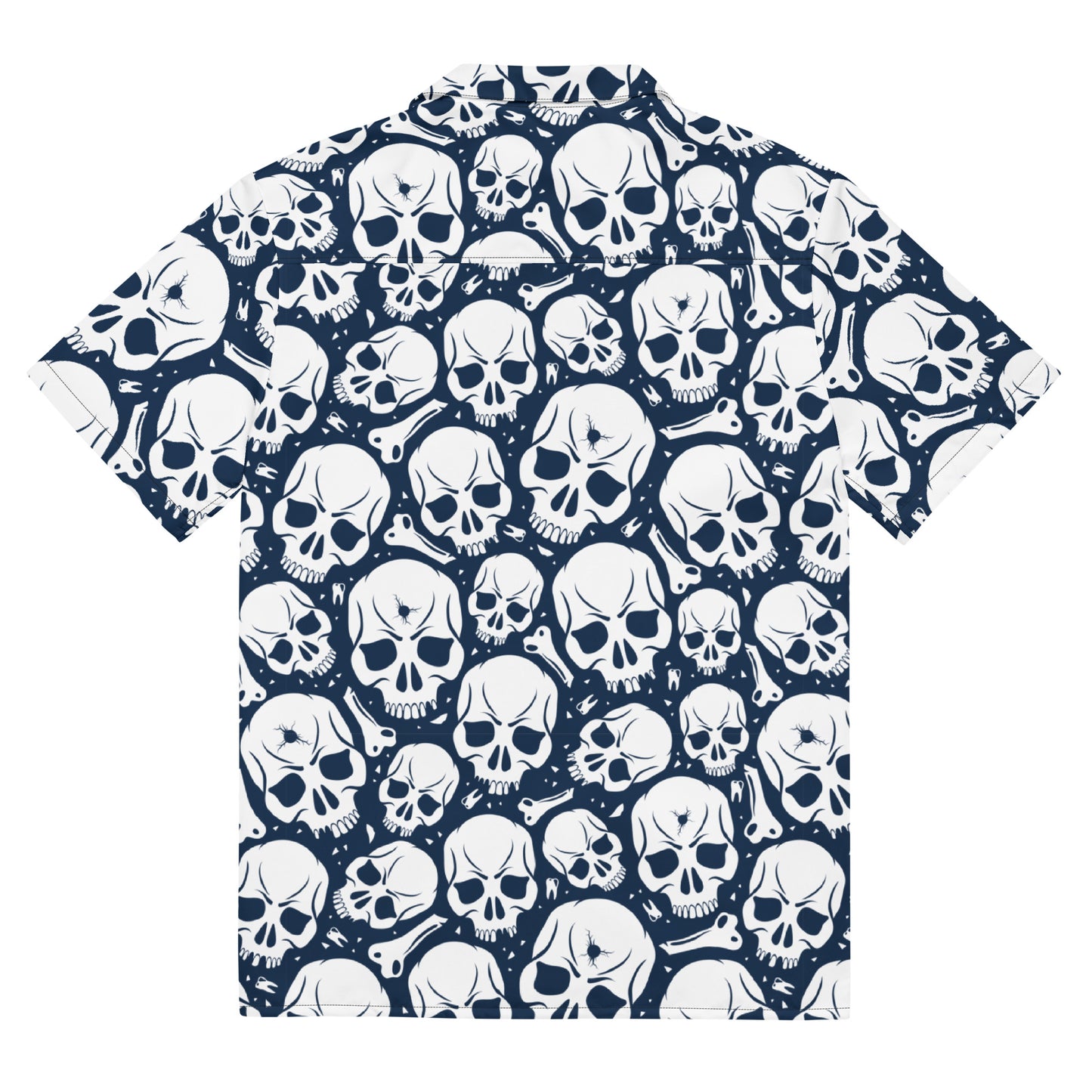 Skull Pattern short sleeve shirt