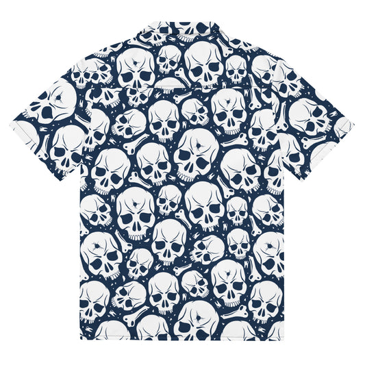 Skull Pattern short sleeve shirt