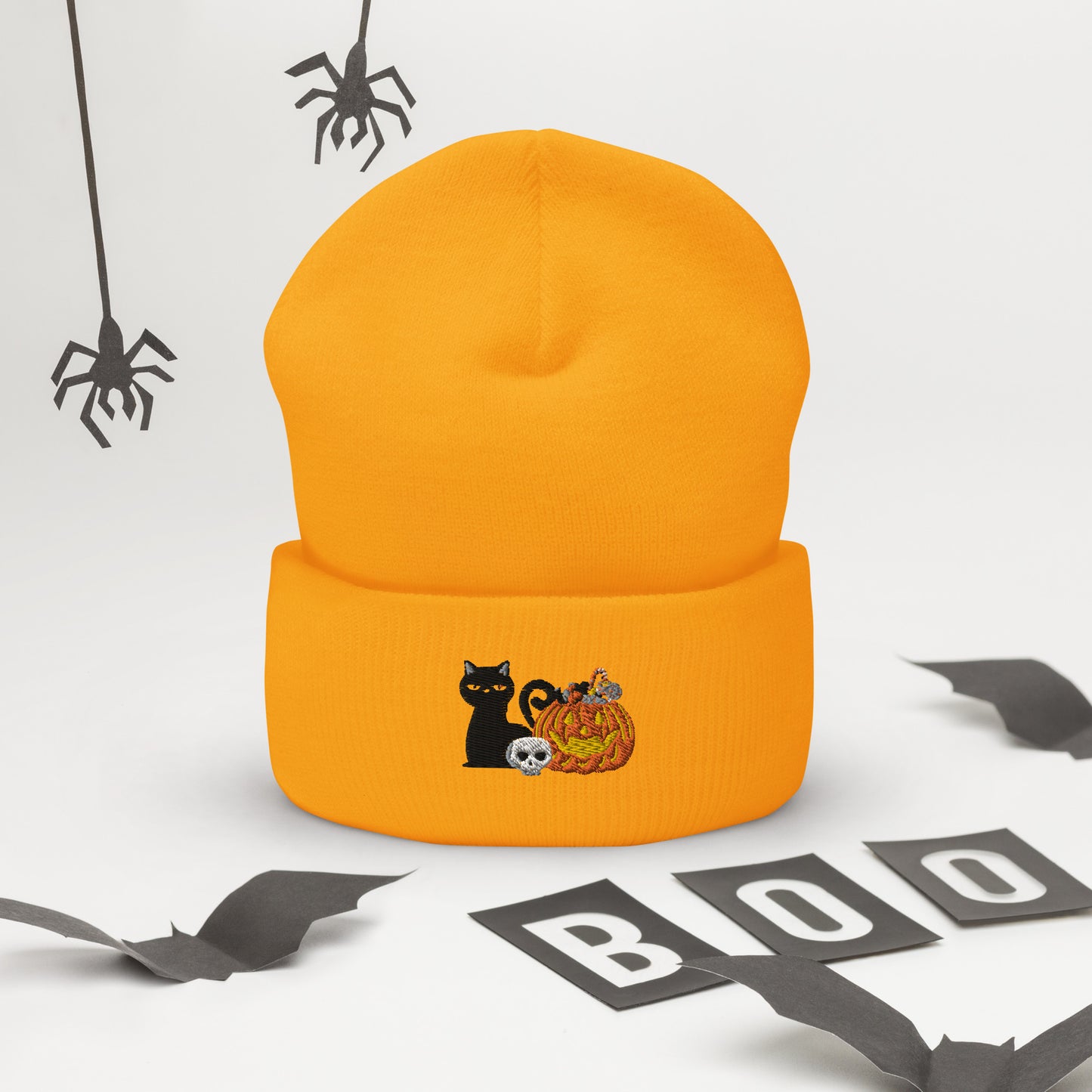 Happy Halloween Cat and Pumpkin