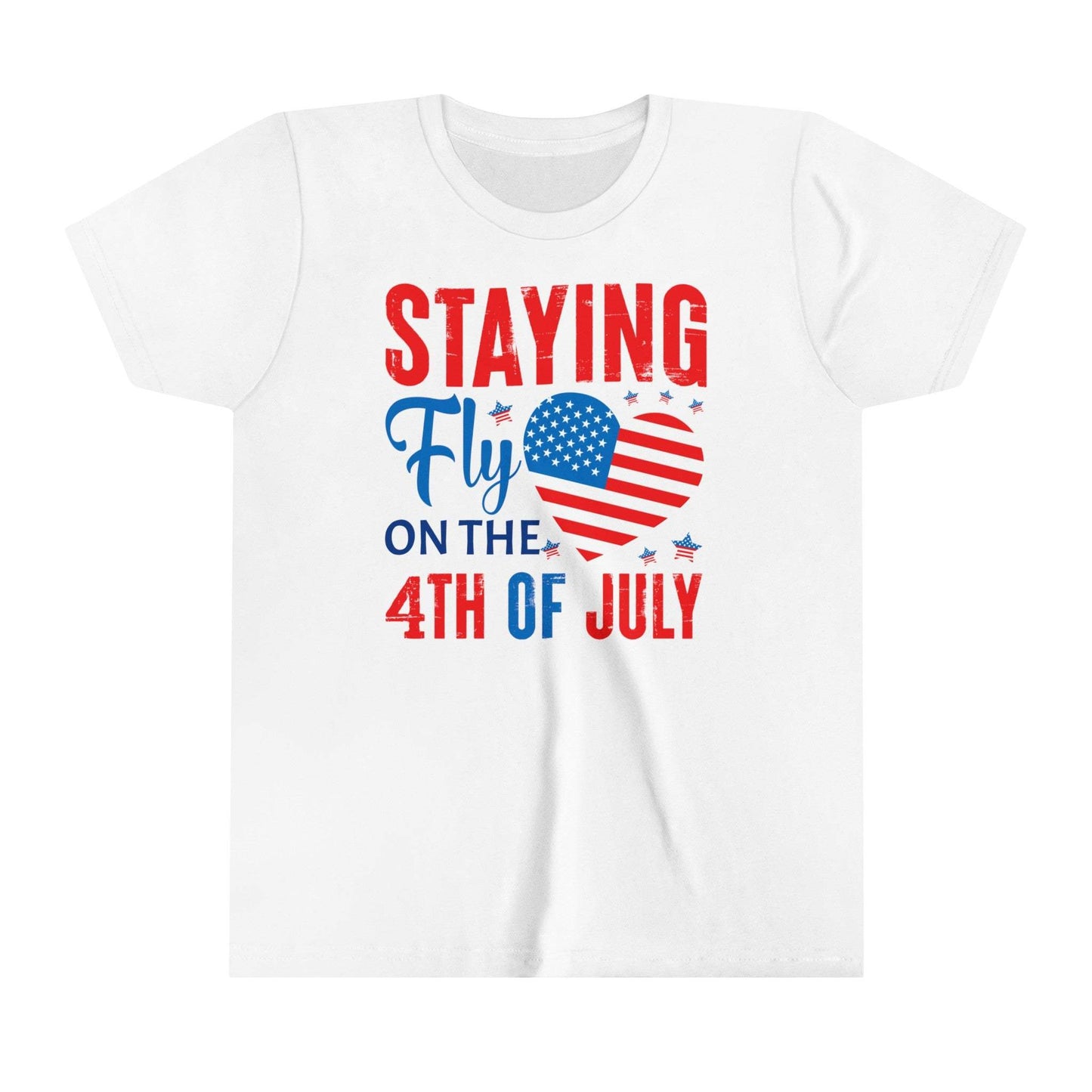 Men's Cotton Round Neck 4th of July Short Sleeve