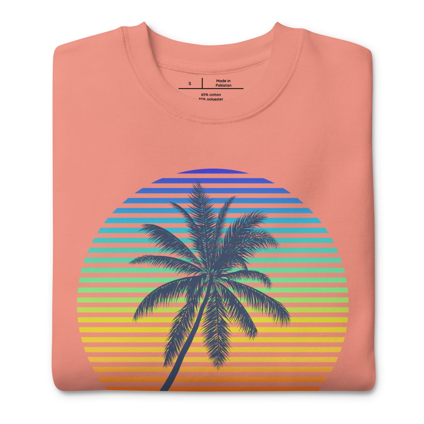 Unisex Premium Sweatshirt With Palm tree Design