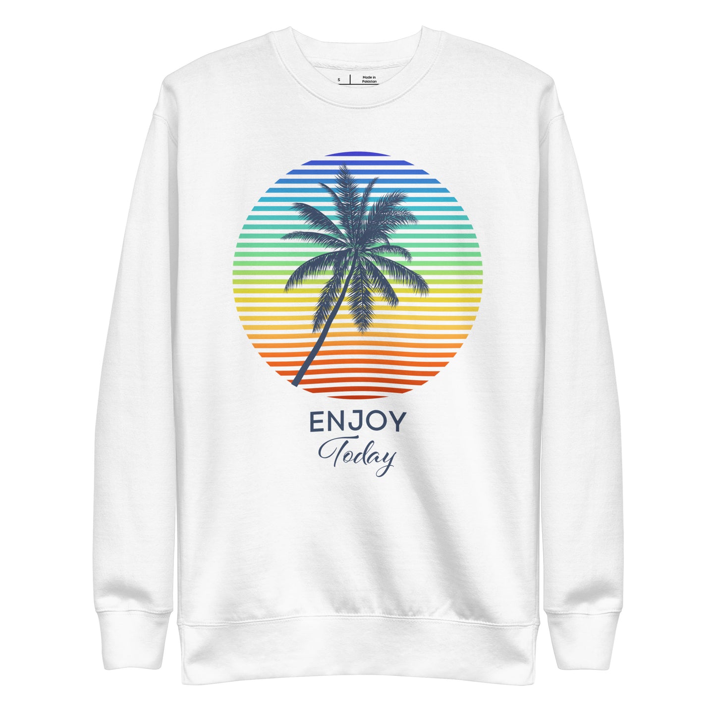 Unisex Premium Sweatshirt With Palm tree Design