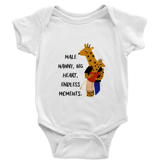 The London Manny Baby Short Sleeve Bodysuit
