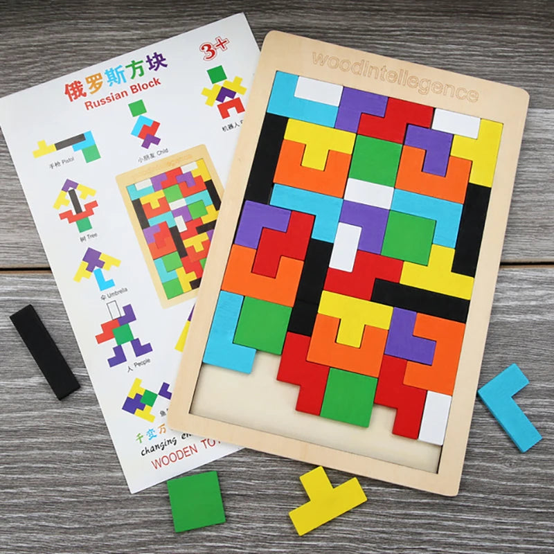 Wooden Jigsaw Puzzles Baby Toy