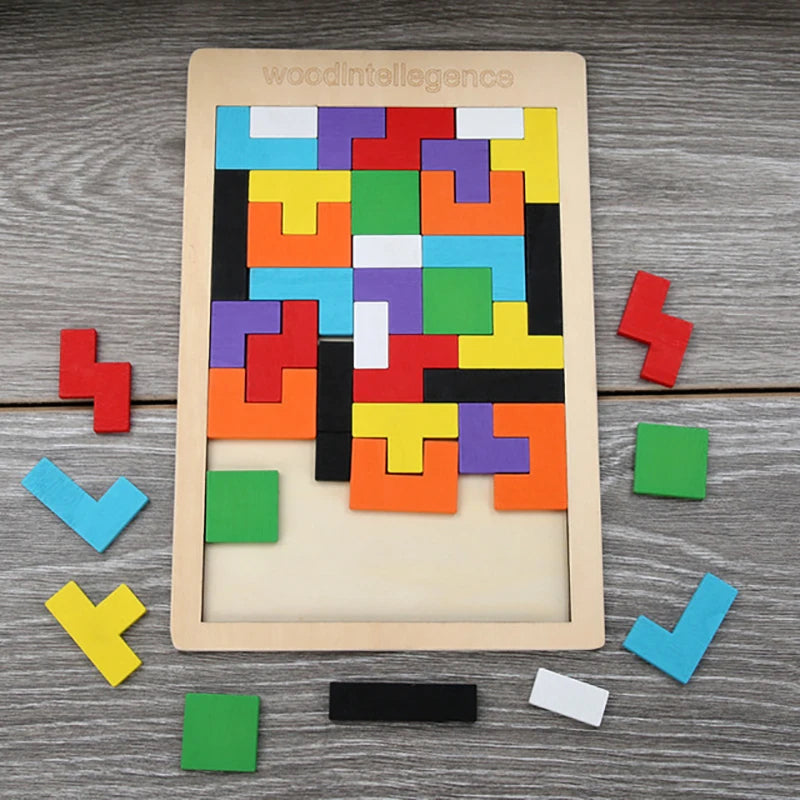 Wooden Jigsaw Puzzles Baby Toy