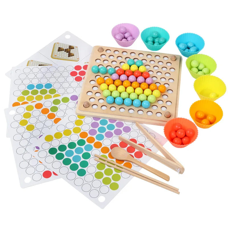 Wooden Beads Game Montessori Educational Toy