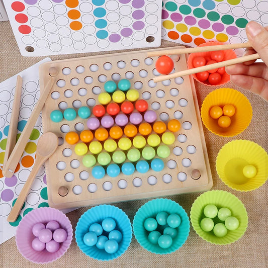 Wooden Beads Game Montessori Educational Toy