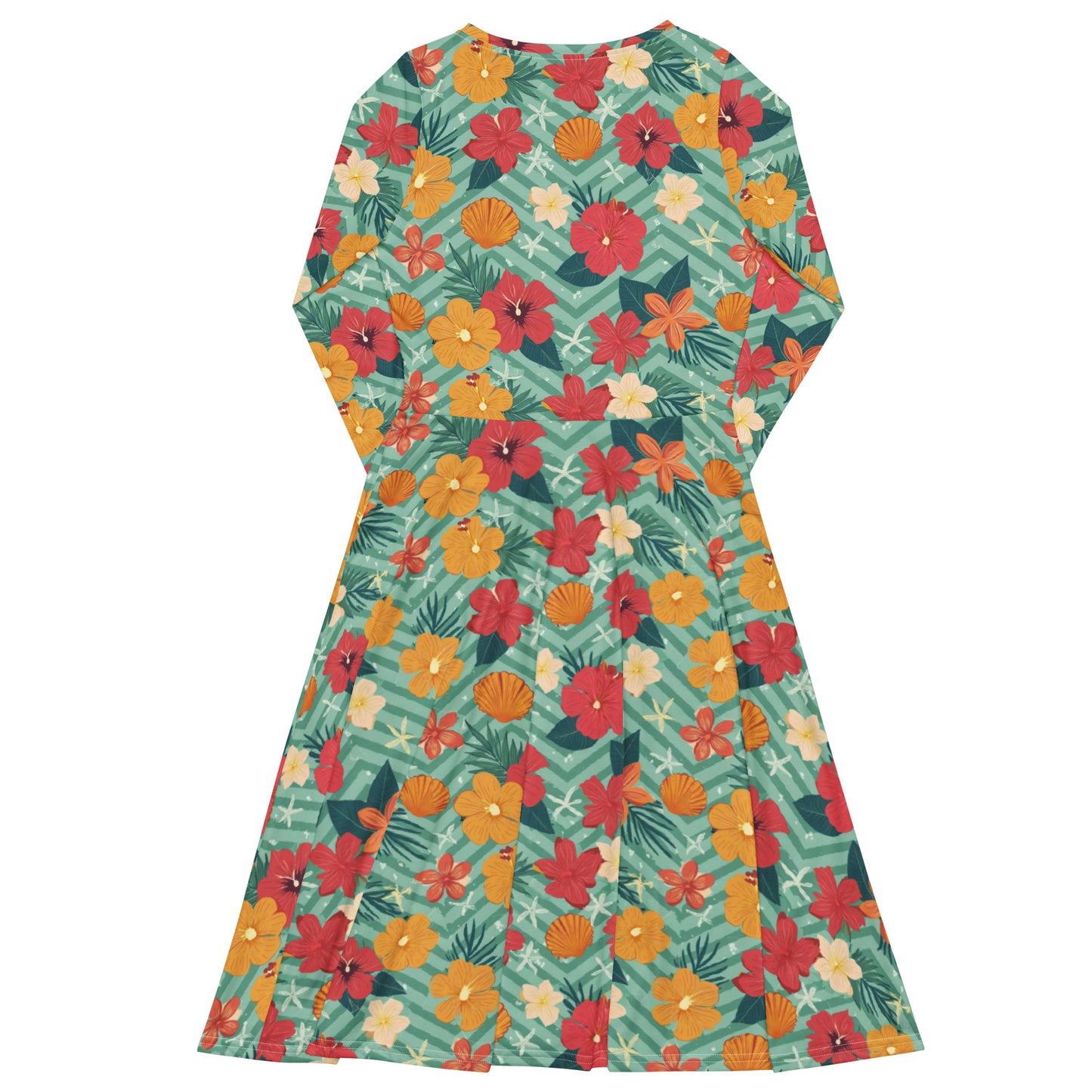 Florar Summer Print midi dress