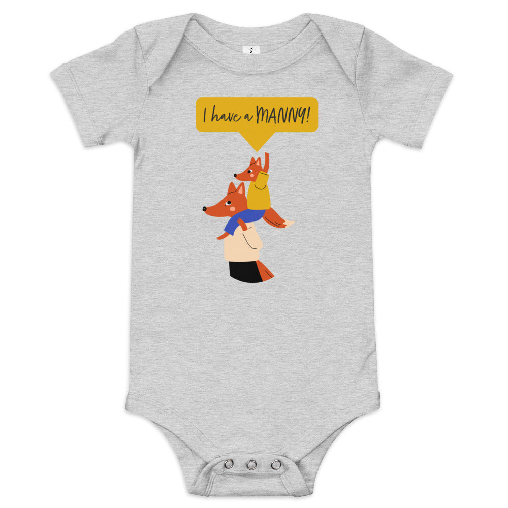 The London Manny Baby short sleeve one piece