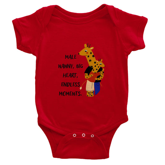 The London Manny Baby Short Sleeve Bodysuit