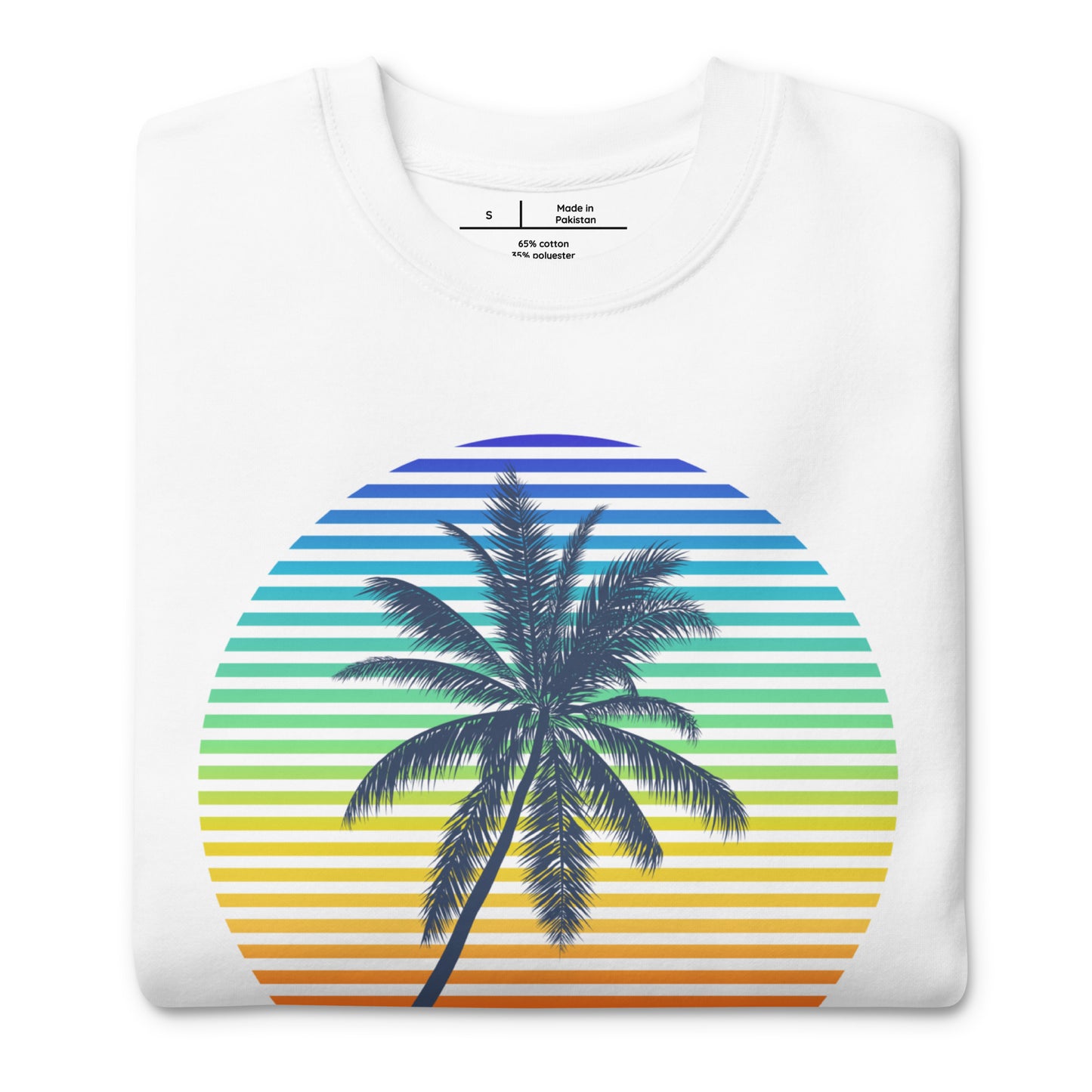 Unisex Premium Sweatshirt With Palm tree Design